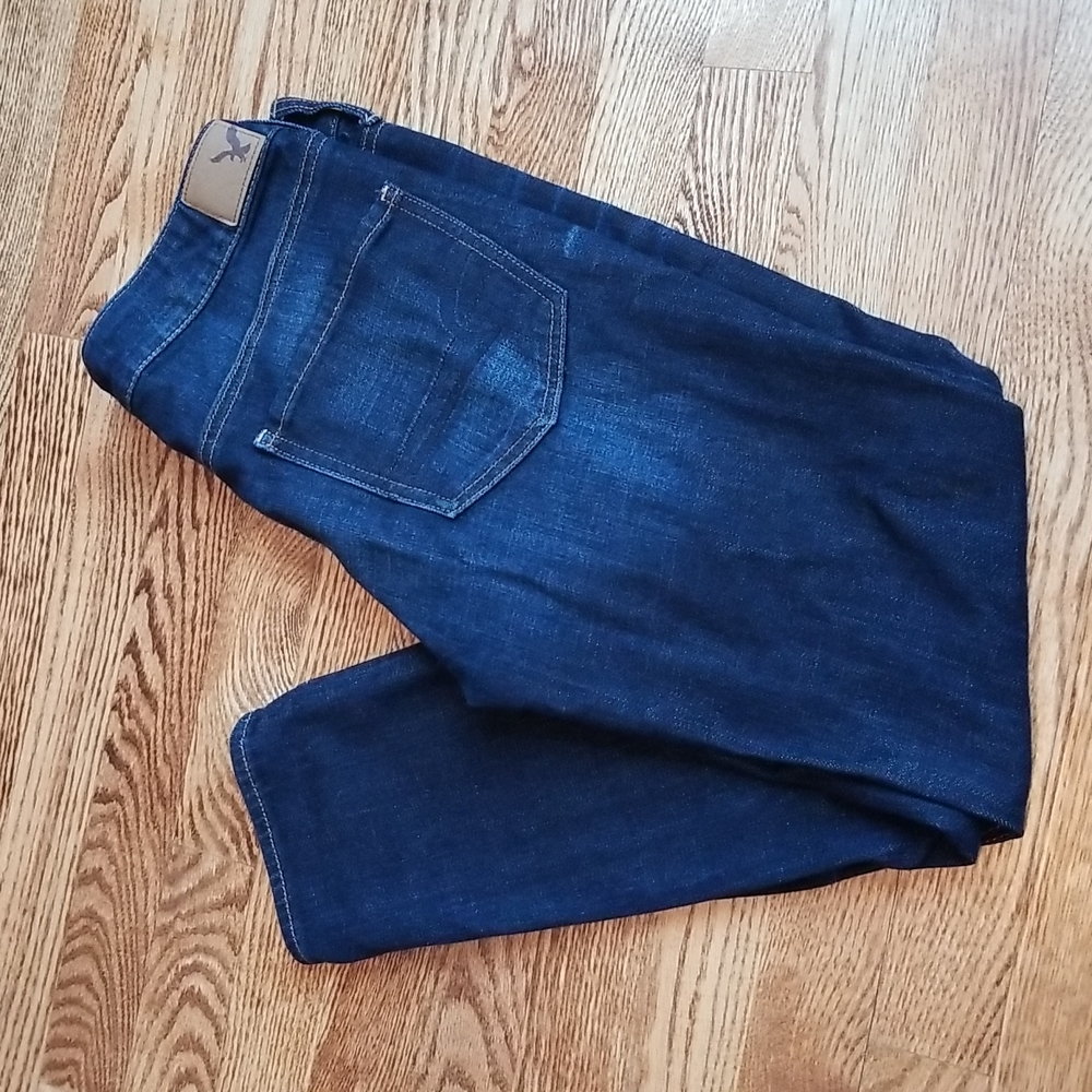 (4) American Eagle Stretch Women's Tomgirl Cotton Blend Denim Jeans Short